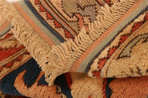 Kazak Orange Hand Knotted 37 X 51 Area Rug 100-26988 Image 4