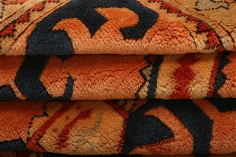 Kazak Orange Hand Knotted 37 X 51 Area Rug 100-26988 Image 5