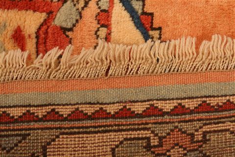 Kazak Orange Hand Knotted 37 X 51 Area Rug 100-26988 Image 7