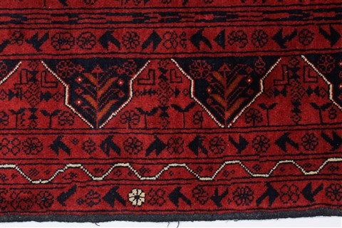Khan Mohammadi Blue Hand Knotted 411 X 62 Area Rug 250-26991 Image 3