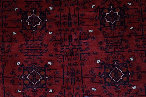 Khan Mohammadi Blue Hand Knotted 411 X 62 Area Rug 250-26991 Image 4