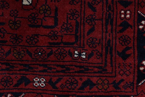 Khan Mohammadi Blue Hand Knotted 411 X 62 Area Rug 250-26991 Image 8