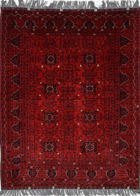 Khan Mohammadi Blue Hand Knotted 411 X 62 Area Rug 250-26991 Image 0