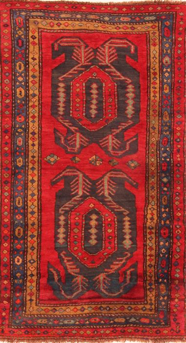 Karabakh Red Hand Knotted 36 X 64 Area Rug 100-26992 Image 0