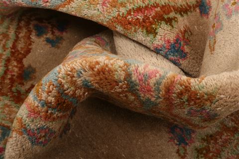 Kerman Beige Hand Knotted 31 X 52 Area Rug 100-26994 Image 2
