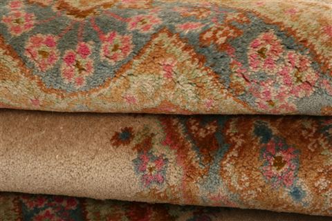 Kerman Beige Hand Knotted 31 X 52 Area Rug 100-26994 Image 5