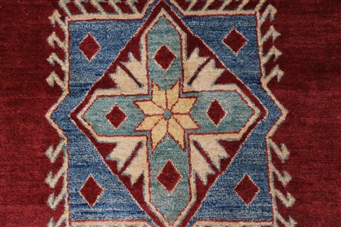 Kazak Red Hand Knotted 44 X 67 Area Rug 250-26997 Image 3