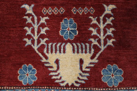 Kazak Red Hand Knotted 44 X 67 Area Rug 250-26997 Image 6