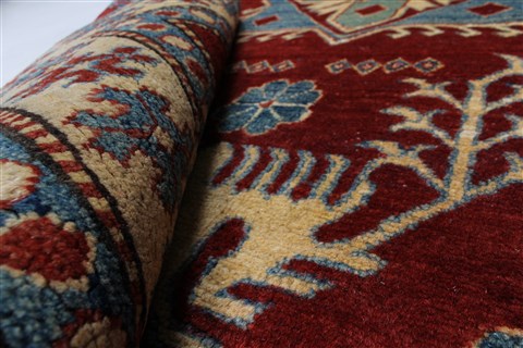 Kazak Red Hand Knotted 44 X 67 Area Rug 250-26997 Image 9