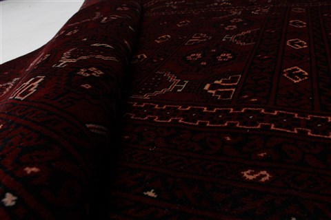 Baluch Red Hand Knotted 51 X 66 Area Rug 250-26998 Image 12