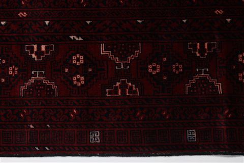 Baluch Red Hand Knotted 51 X 66 Area Rug 250-26998 Image 3