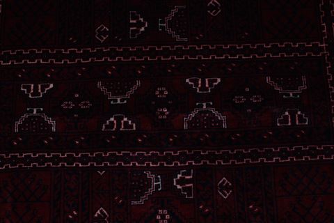 Baluch Red Hand Knotted 51 X 66 Area Rug 250-26998 Image 4