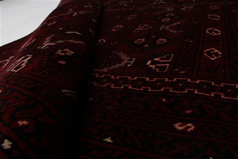 Baluch Red Hand Knotted 51 X 66 Area Rug 250-26998 Image 9