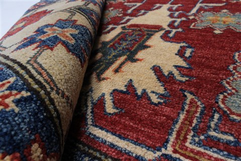 Kazak Red Hand Knotted 43 X 610 Area Rug 250-26999 Image 1