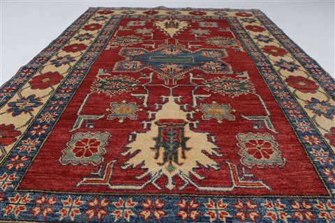 Kazak Red Hand Knotted 43 X 610 Area Rug 250-26999 Image 4