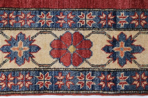 Kazak Red Hand Knotted 43 X 610 Area Rug 250-26999 Image 5