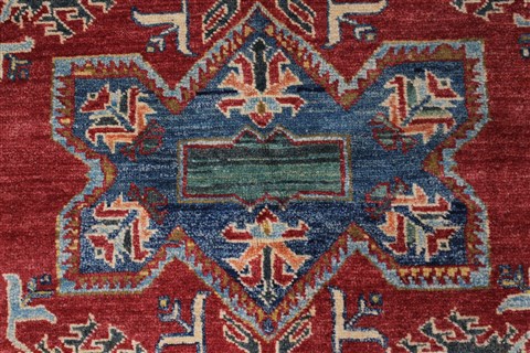 Kazak Red Hand Knotted 43 X 610 Area Rug 250-26999 Image 6