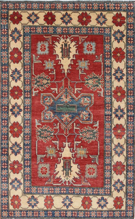 Kazak Red Hand Knotted 43 X 610 Area Rug 250-26999 Image 0