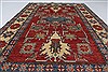 Kazak Red Hand Knotted 43 X 610  Area Rug 250-26999 Thumb 4