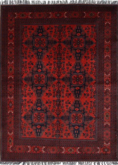 Shahre Babak Blue Hand Knotted 50 X 67  Area Rug 250-27000 Image 0
