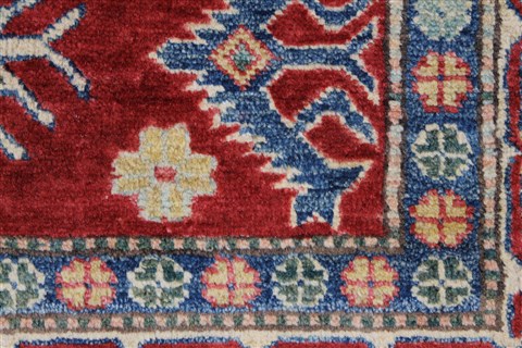 Kazak Red Hand Knotted 43 X 76 Area Rug 250-27001 Image 10