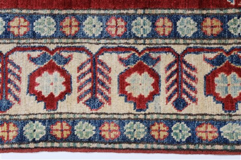 Kazak Red Hand Knotted 43 X 76 Area Rug 250-27001 Image 5