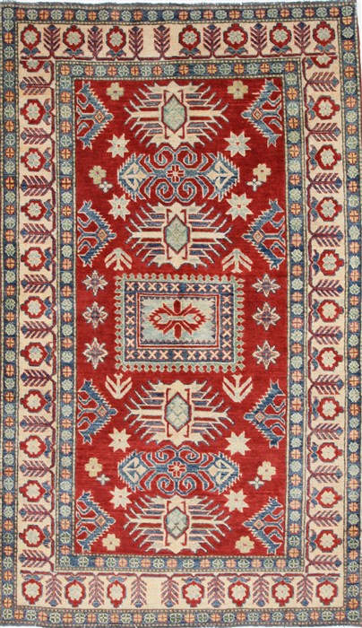 Kazak Red Hand Knotted 43 X 76 Area Rug 250-27001 Image 0