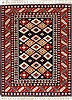 Turkman Multicolor Hand Knotted 47 X 60  Area Rug 250-27002 Thumb 0