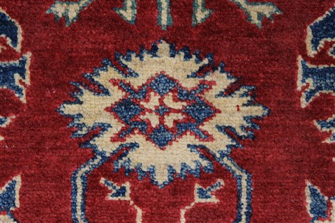 Kazak Red Hand Knotted 46 X 66 Area Rug 250-27005 Image 10