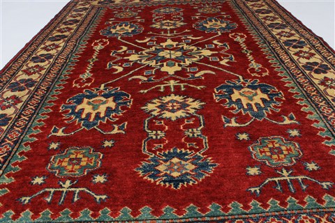 Kazak Red Hand Knotted 46 X 66 Area Rug 250-27005 Image 4