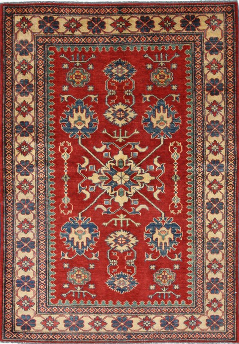 Kazak Red Hand Knotted 46 X 66 Area Rug 250-27005 Image 0