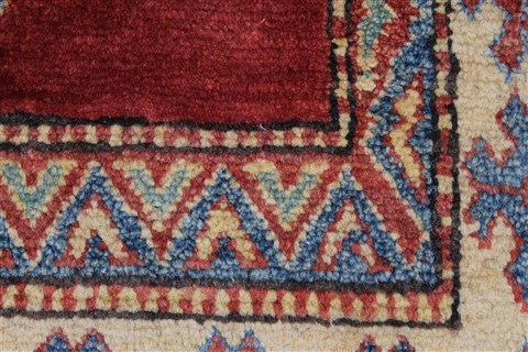 Kazak Red Hand Knotted 41 X 70 Area Rug 250-27006 Image 10