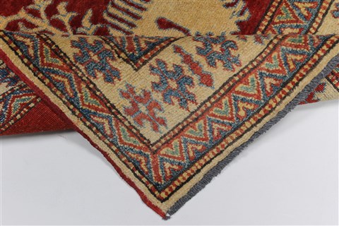 Kazak Red Hand Knotted 41 X 70 Area Rug 250-27006 Image 1