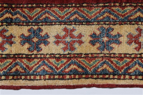 Kazak Red Hand Knotted 41 X 70 Area Rug 250-27006 Image 4