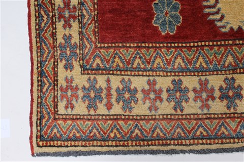 Kazak Red Hand Knotted 41 X 70 Area Rug 250-27006 Image 6
