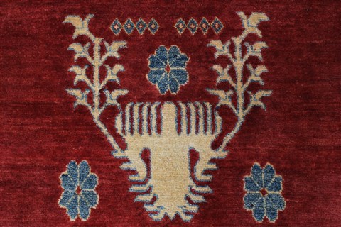Kazak Red Hand Knotted 41 X 70 Area Rug 250-27006 Image 8