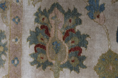 Chobi Green Hand Knotted 56 X 70 Area Rug 250-27007 Image 10