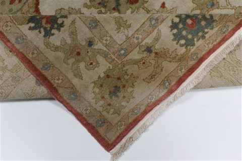 Chobi Green Hand Knotted 56 X 70 Area Rug 250-27007 Image 3