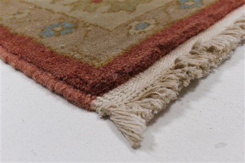 Chobi Green Hand Knotted 56 X 70 Area Rug 250-27007 Image 9