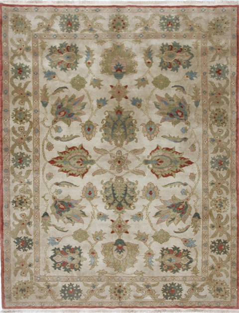 Chobi Green Hand Knotted 56 X 70 Area Rug 250-27007 Image 0