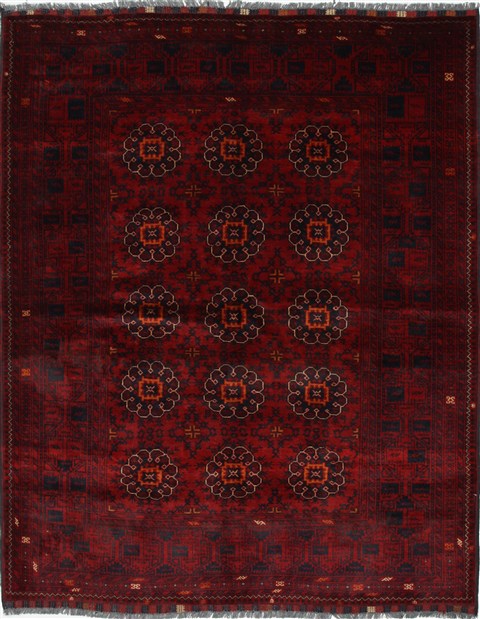 Mashad Blue Hand Knotted 52 X 63  Area Rug 250-27008 Image 0