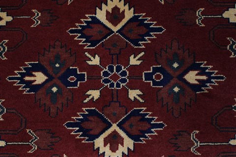 Kazak Red Hand Knotted 51 X 66 Area Rug 250-27009 Image 11