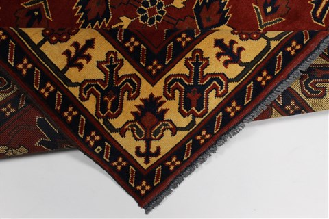 Kazak Red Hand Knotted 51 X 66 Area Rug 250-27009 Image 2