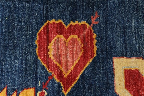 Kazak Blue Hand Knotted 410 X 611 Area Rug 250-27010 Image 10