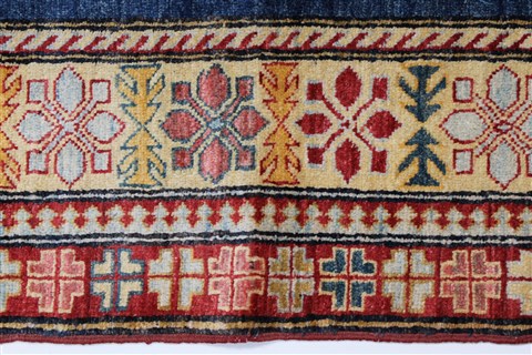 Kazak Blue Hand Knotted 410 X 611 Area Rug 250-27010 Image 5