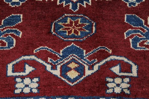 Kazak Red Hand Knotted 410 X 62 Area Rug 250-27011 Image 10
