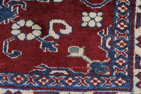 Kazak Red Hand Knotted 410 X 62 Area Rug 250-27011 Image 11