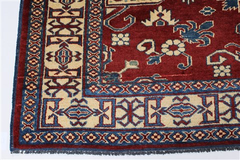 Kazak Red Hand Knotted 410 X 62 Area Rug 250-27011 Image 7