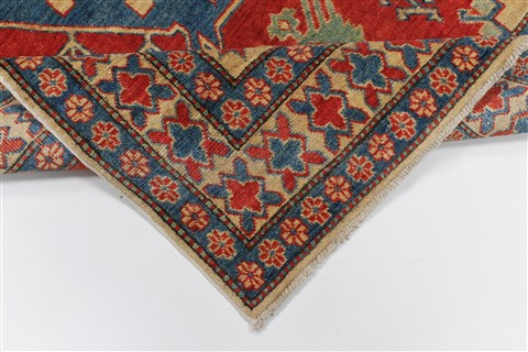 Kazak Red Hand Knotted 42 X 66 Area Rug 250-27012 Image 1