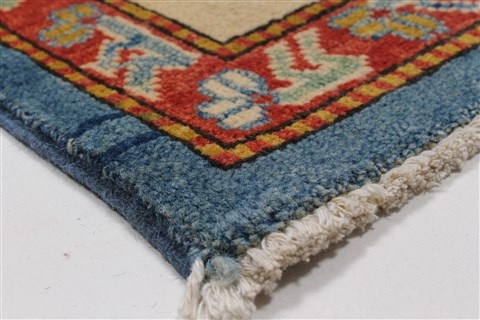 Kazak Blue Hand Knotted 41 X 68 Area Rug 250-27015 Image 7